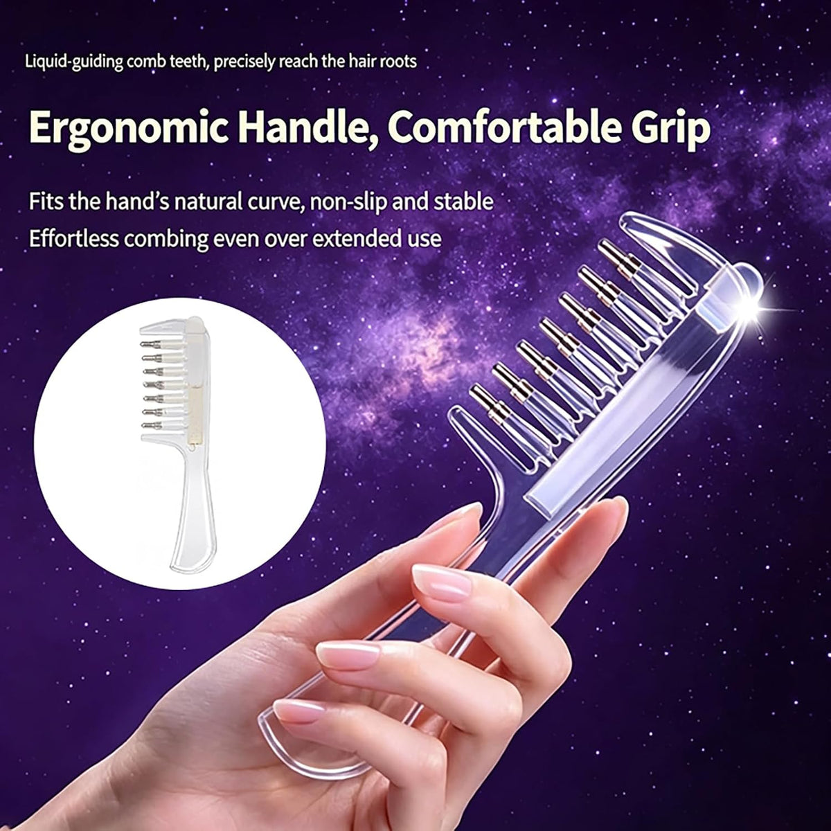 Scalp Essential Oil Comb, Hair Care Serum Applicator, Minoxidil Applicator