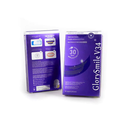 Purple Teeth Whitening Strips (PAP+ Formula)