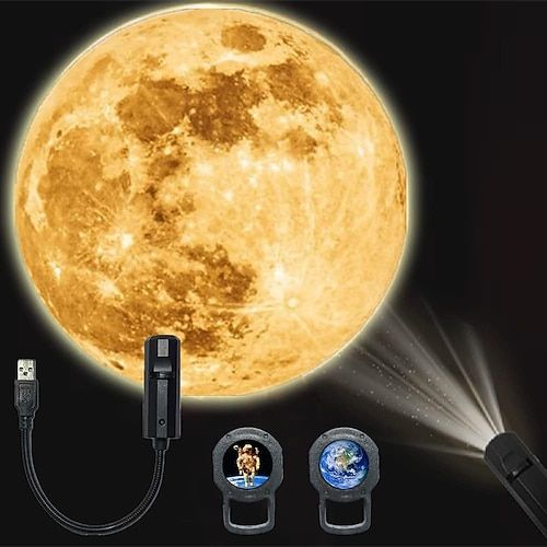 Mini Prijector Cosmic Mini Star Projector – 3 Lens Night Lamp – Aronza