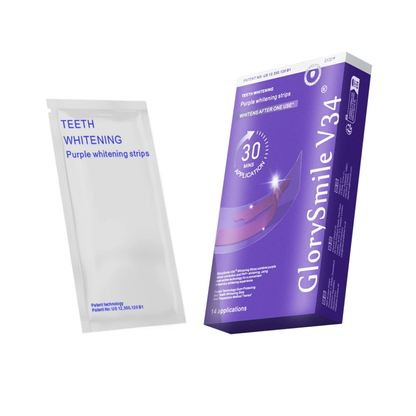 Purple Teeth Whitening Strips (PAP+ Formula)