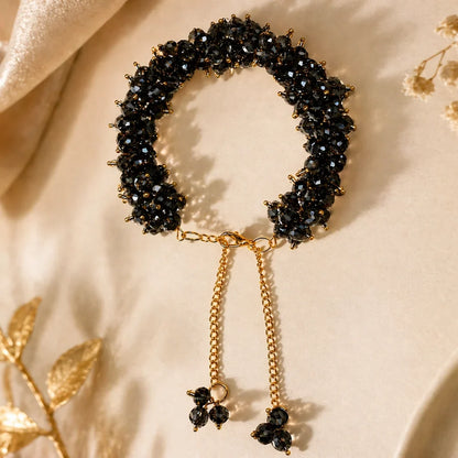 2 piece Crystal Gajra Bracelet For Girls