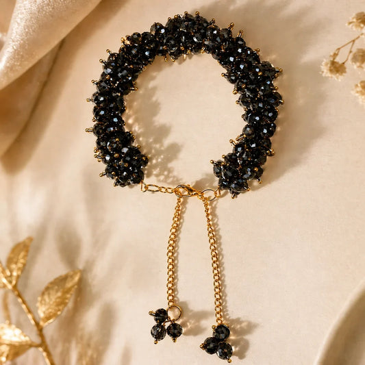 2 piece Crystal Gajra Bracelet For Girls